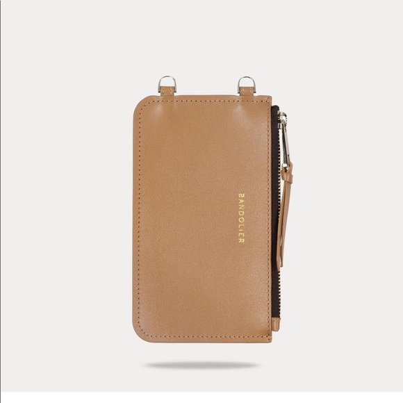 Bandolier Bags Bandolier New Classic Pouch Tan Smooth Leather Zip
